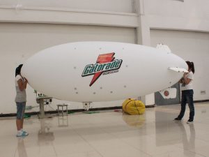 4米白色Gatorade遥控飞艇