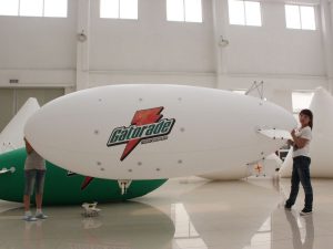 4m Rc Blimp Gatorade White