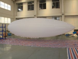 8m White Nylon Blimp