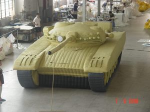 T72连续充气仿真坦克