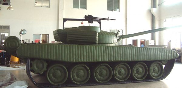 Inflatable Military Decoy T72 Tank Rubber - Image 4