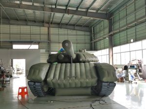 Inflatable Military Decoy T72 Tank PVC