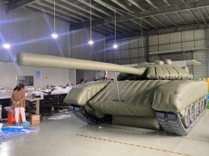 Inflatable Military Decoy T72 Tank PVC