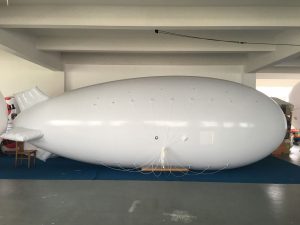 White Advertising Blimp