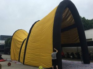 Inflatable Yellow Tent